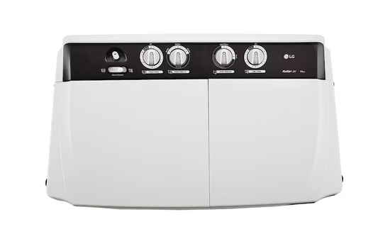 LG 10 Kg 5 Star Semi Automatic Washing Machine  Roller Jet Pulsator | Dark Grey | Model: P1040RGAZ