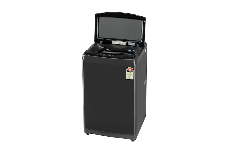 LG 9 Kg 5 Star Smart Inverter Top Load Washing Machine  Smart Inverter Motor | In-built Heater | Middle Black | Model: T90V4MB1S