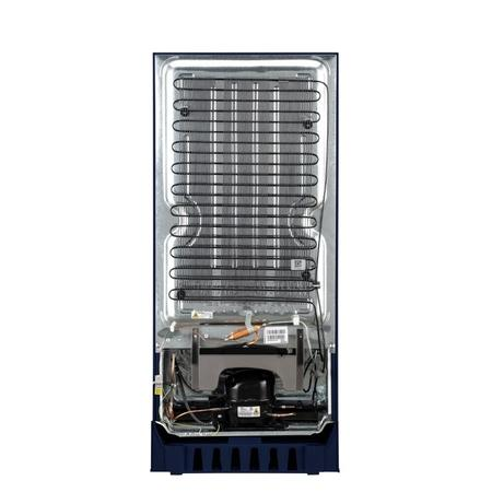 LG 185 L 2 Star Direct Cool Single Door Refrigerator  Model: GL-D199OBEC | Blue Euphoria | With Base Stand Drawer