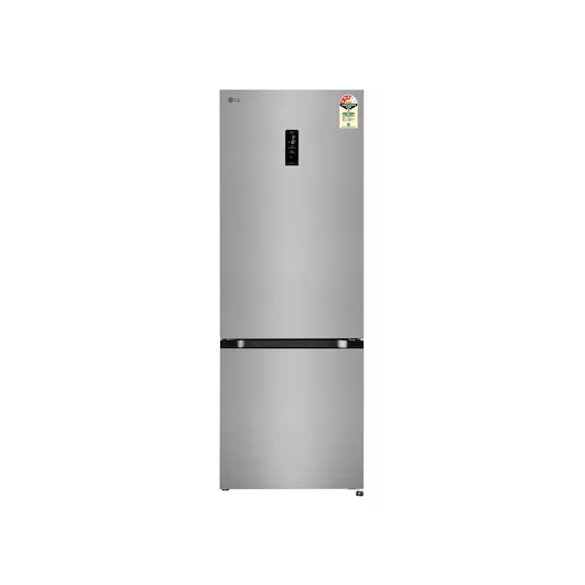 LG 340 L 3 Star Bottom Freezer Refrigerator (2025 Model, Door Cooling+™, Wi-Fi Convertible, E-Micom Control, Shiny Steel, BEE Certified, Smart Inverter Compressor) GL-B382DPZX