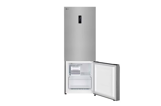LG 340 L 3 Star Bottom Freezer Refrigerator (2025 Model, Door Cooling+™, Wi-Fi Convertible, E-Micom Control, Shiny Steel, BEE Certified, Smart Inverter Compressor) GL-B382DPZX