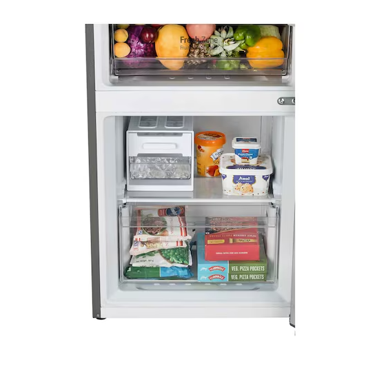 LG 340 L 3 Star Bottom Freezer Refrigerator (2025 Model, Door Cooling+™, Wi-Fi Convertible, E-Micom Control, Shiny Steel, BEE Certified, Smart Inverter Compressor) GL-B382DPZX
