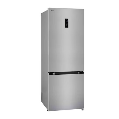 LG 340 L 3 Star Bottom Freezer Refrigerator (2025 Model, Door Cooling+™, Wi-Fi Convertible, E-Micom Control, Shiny Steel, BEE Certified, Smart Inverter Compressor) GL-B382DPZX