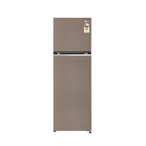 LG 272 L 2 Star Frost-Free Double Door Refrigerator  Smart Inverter Compressor | Auto Smart Connect™ | Frost Free Cooling | Fawn Steel Finish | Model: GL-S312SFSY
