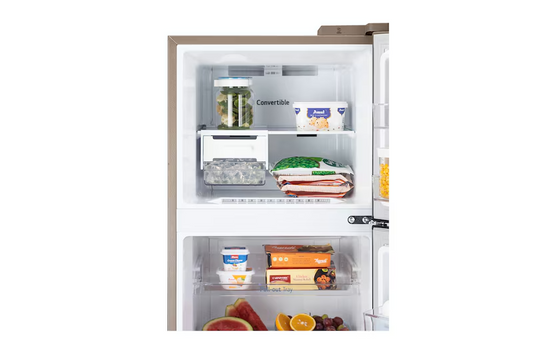 LG 272 L 2 Star Frost-Free Double Door Refrigerator  Smart Inverter Compressor | Auto Smart Connect™ | Frost Free Cooling | Fawn Steel Finish | Model: GL-S312SFSY