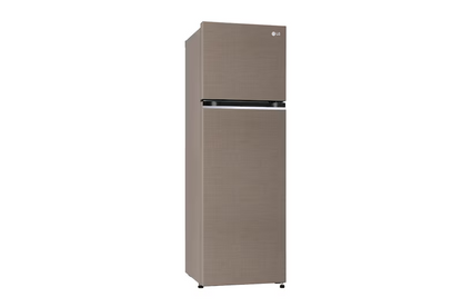 LG 272 L 2 Star Frost-Free Double Door Refrigerator  Smart Inverter Compressor | Auto Smart Connect™ | Frost Free Cooling | Fawn Steel Finish | Model: GL-S312SFSY