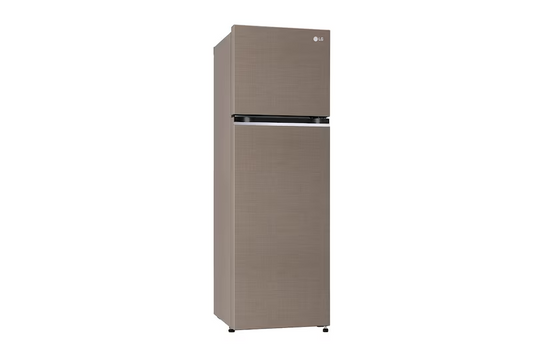 LG 272 L 2 Star Frost-Free Double Door Refrigerator  Smart Inverter Compressor | Auto Smart Connect™ | Frost Free Cooling | Fawn Steel Finish | Model: GL-S312SFSY