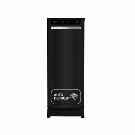 Whirlpool Vitamagic Pro 192L 3 Star Single Door Refrigerator with Base Drawer - Gravity Black-Y
