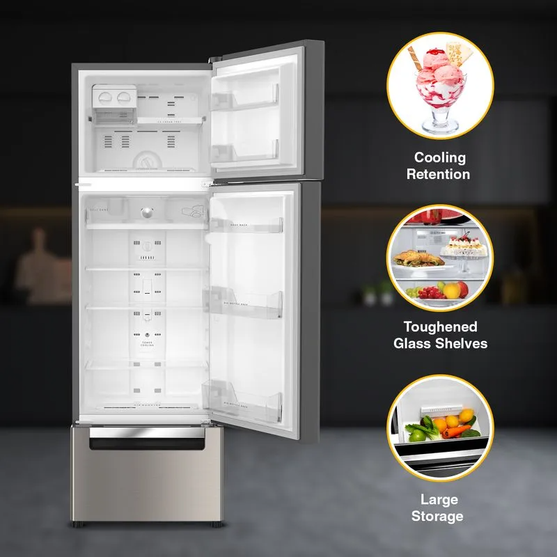 Whirlpool Protton 300L Frost Free Three Door Refrigerator