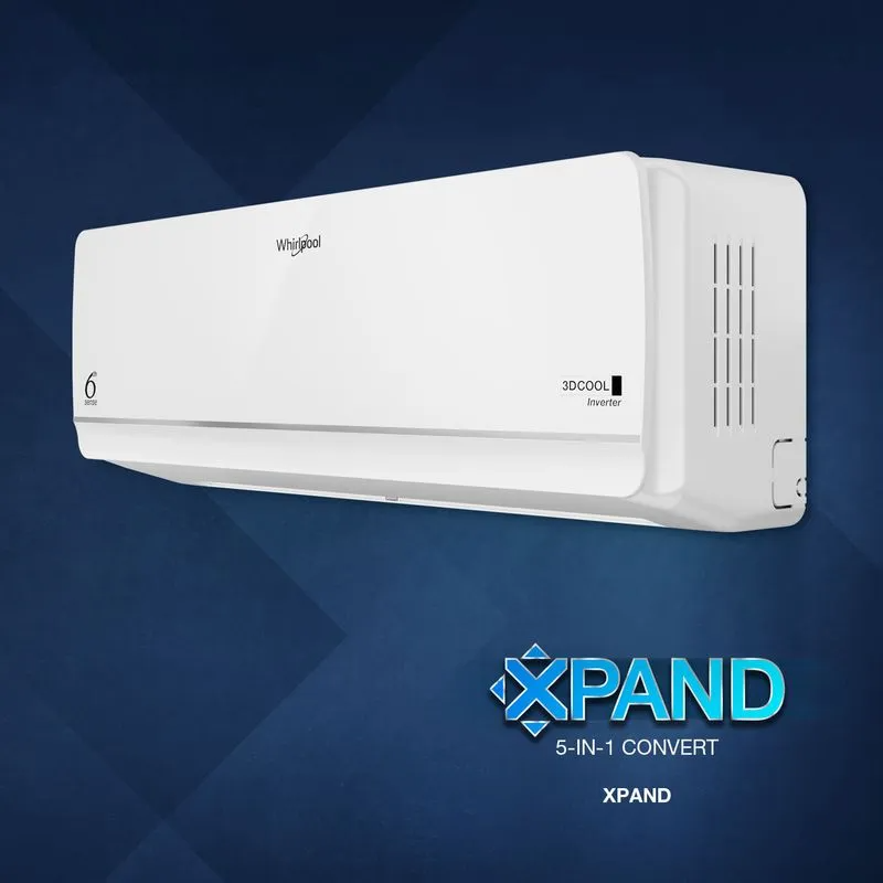 Whirlpool 3DCool 15T 3 Star Inverter Split Air Conditioner (3DCOOL 15T 3S INV EXP S6M2PP0) - 2026 Model