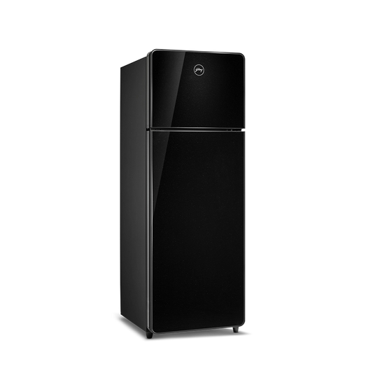 Godrej RT EONCRYSTAL 310B RI OB – 272L 2-Star Frost-Free Double Door Refrigerator (Onyx Black)