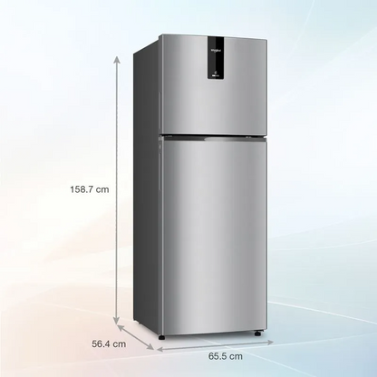 Whirlpool NeoFresh 235L 2 Star Frost Free Double Door Refrigerator – 22317 (Imperial Steel)