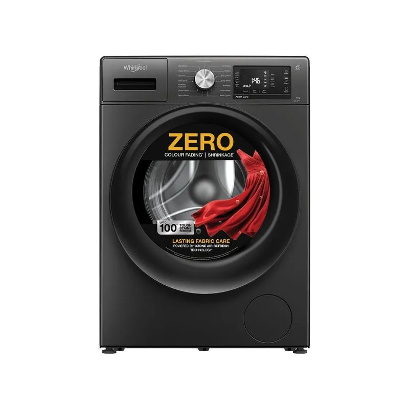 Whirlpool Xpert Care 9kg 5 Star Front Load Washing Machine with Ozone Air Refresh Technology and In-Built Heater