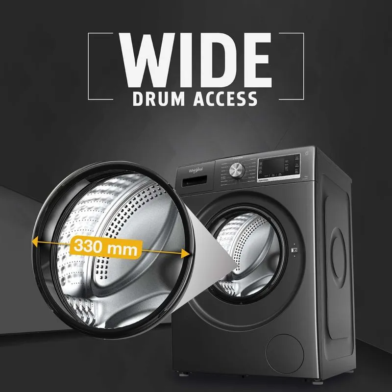 Whirlpool Xpert Care 9kg 5 Star Front Load Washing Machine with Ozone Air Refresh Technology and In-Built Heater