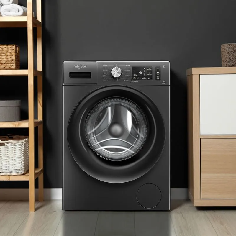 Whirlpool Xpert Care 7.5kg 5 Star Front Load Washing Machine with In-Built Heater