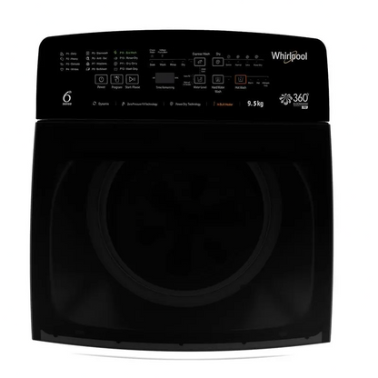 Whirlpool 360° Bloomwash Pro 9.5kg 5 Star Fully Automatic Top Load Washing Machine with In-Built Heater