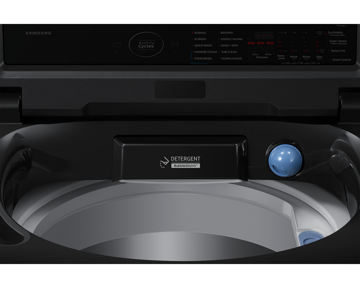 Samsung 8kg Top Load Washing Machine WA80F08B3B | AI Wash & Heater