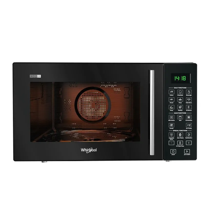 Whirlpool Magicook Pro 29L Convection Microwave Oven with Air Fryer & Baking Plate