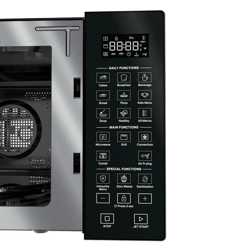 Whirlpool Magicook Pro 29L Convection Microwave Oven with Air Fryer & Baking Plate