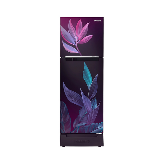 Samsung 236 L Frost‑Free Digital‑Inverter Double‑Door Refrigerator – Paradise Bloom Purple (RT28C31429R/HL)