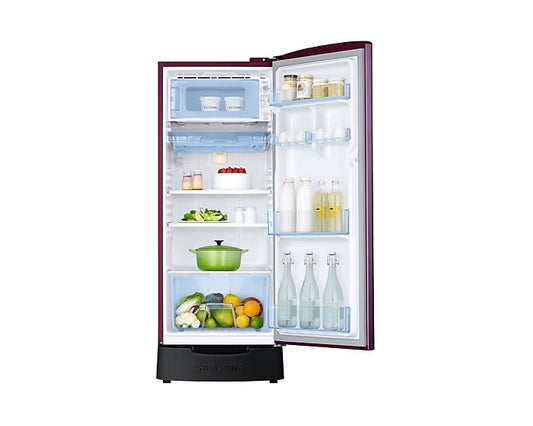 Samsung 183 L 5-Star Digital Inverter Single Door Refrigerator – Camellia Purple (RR20D2825CR/NL)