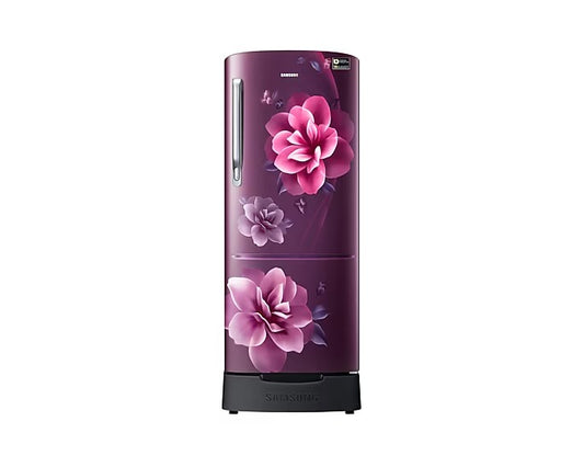 Samsung 183 L 5-Star Digital Inverter Single Door Refrigerator – Camellia Purple (RR20D2825CR/NL)