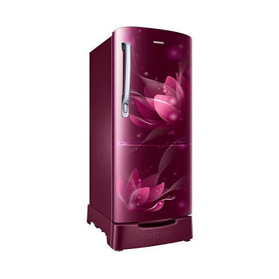 Samsung 183 L Single Door Refrigerator – Grandé Blooming Saffron Red