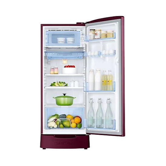 Samsung 183 L Single Door Refrigerator – Grandé Blooming Saffron Red