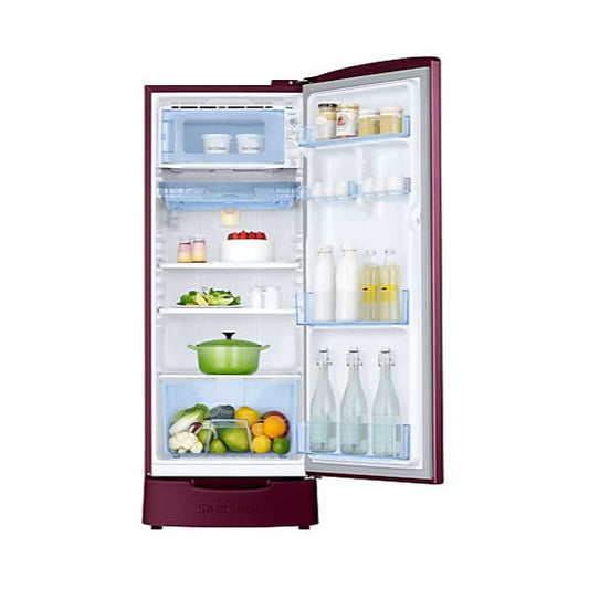 Samsung 183 L Single Door Refrigerator – Grandé Blooming Saffron Red