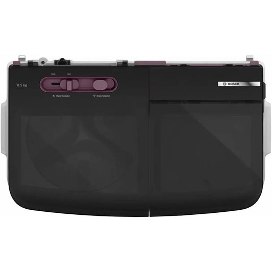Bosch WJP854V0IN Series 4 – 8.5 kg 5 Star Semi-Automatic Top Load Washing Machine (Wine)