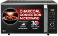 LG MJ2887BFUM 28 L Convection Microwave Oven with Charcoal Lighting Heater™, Diet Fry™, and Multi-Cook Tawa (Black)