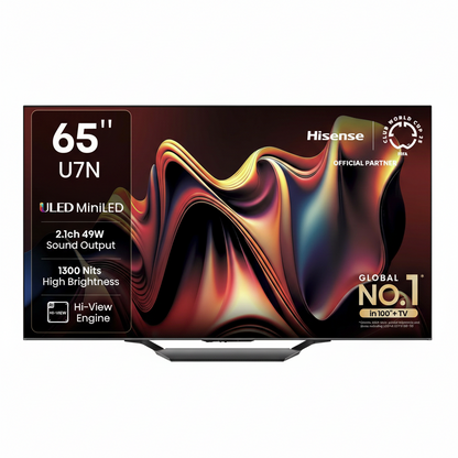 Hisense 65U7N 65-Inch Mini-LED 4K Smart TV