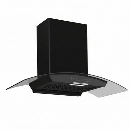 Bosch DWA98IJ60I 90 cm Wall Mounted Chimney (Touch + Gesture, Auto Clean, Black Glass)