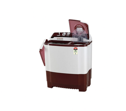 LG P8035SRAZA 8 Kg 5 Star Semi Automatic Top Load Washing Machine - Burgundy