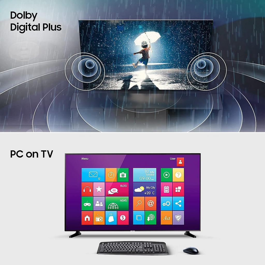 Samsung 80 cm (32 inch) HD Ready LED Smart Tizen TV UA32T4340BKXXL